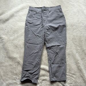 Ricki’s Straight Leg Capri Dress Pants | Light Gray | Office Workwear |